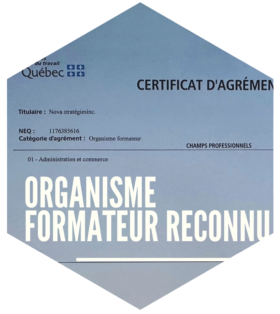 Certificat d’agrément de la Commission des partenaires du marché du travail