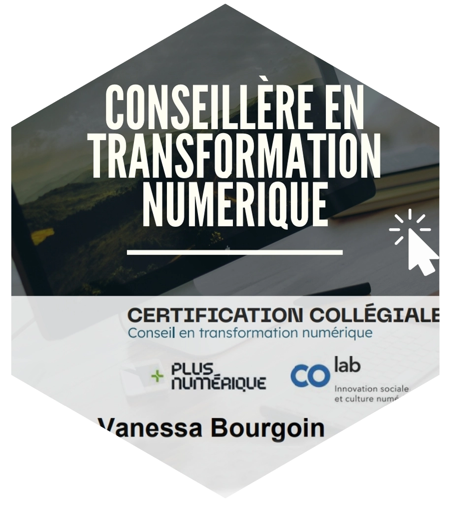 Conseillère certifiée en transformation numérique